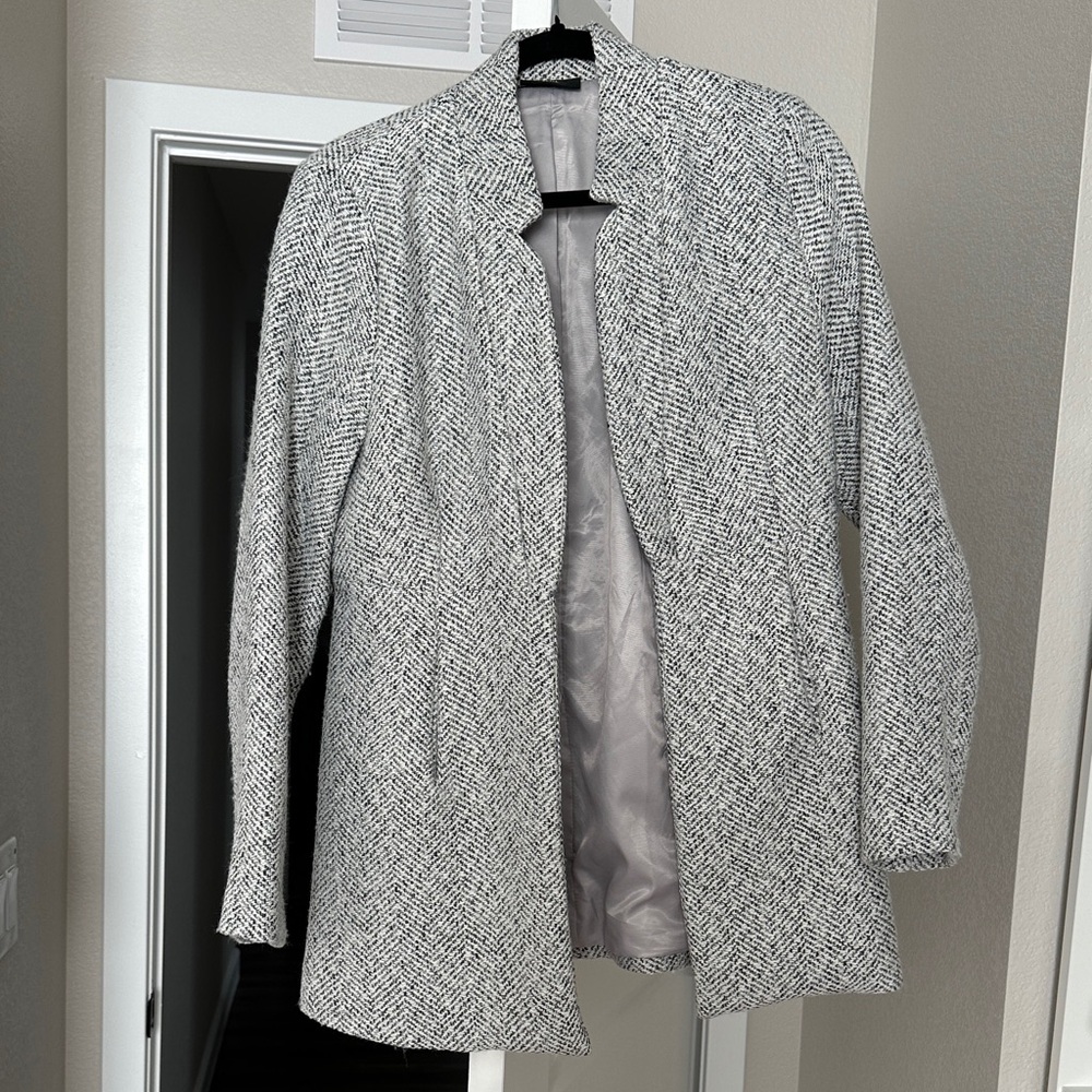 Vici Monochrome Knit Tweed Jacket